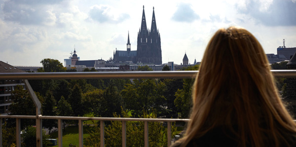 Blick von der Klinik zur Stadt Blick von der Klinik zur Stadt