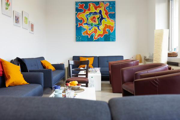 Tagesraum der Patienten Tagesraum der Patienten